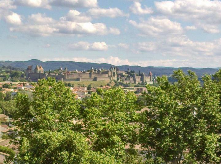 Willa Gite Avec Vue Imprenable Sur La Cite Carcassonne Zewnętrze zdjęcie